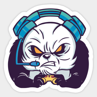 Panda bear player gift Sticker